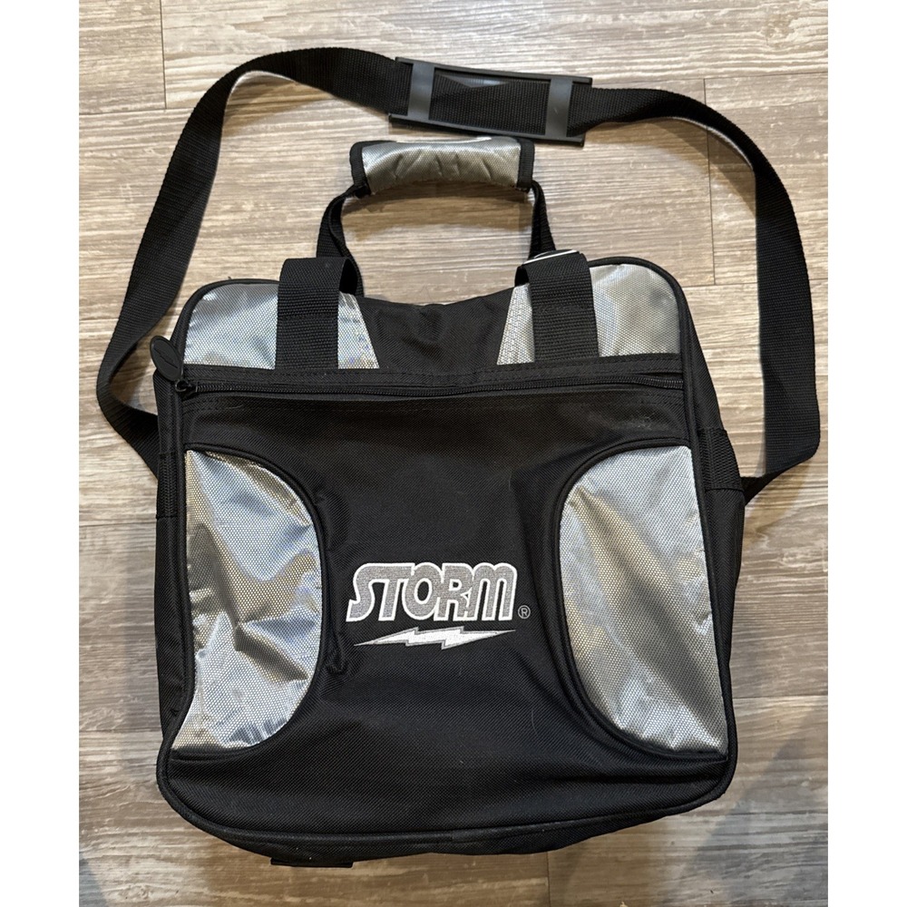 Storm Single Tote Black 1 Ball Bowling‎ Bag - PreOwned Excellent